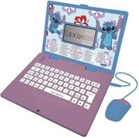 Lexibook, Stitch, Lern-Laptop f&uuml;r Kinder, JC598Di3 | Deutsch/Englisch, 124