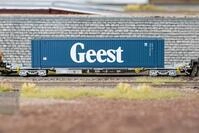 Hornby TT:120 TOUAX Sffgmss IFA Wagon Geest 45ft Container, Blau