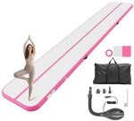 VEVOR Aufblasbare Gymnastikmatte Turnmatte 3/4/5/6 M, Air Matte mit Elektrischer