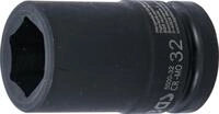 BGS 5500-32 | Kraft-Steckschl&uuml;ssel-Einsatz Sechskant, tief | 25 mm (1") | SW 32 mm