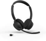 Jabra Evolve3 45 kabelloses Bluetooth-Headset mit Mikrofon, USB-C, UC 