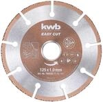 kwb Easy-Cut universal Hartmetall Trennscheibe 125 mm x 1 mm, Flex-Scheibe f....