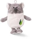 W&auml;rmflasche Koala 300ml 34cm fig&uuml;rlich grau - 2 in 1 - Weiches Kuscheltier &