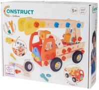 Eichhorn Construct Feuerwehr - 137-teiliges 2-in-1 Konstruktionsspielzeug mit