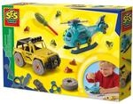 SES Creative - Fahrzeuge Schrauben - Konstruktionsset - Kreatives Bauset f&uuml;r Kinder