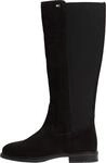 Tommy Hilfiger Damen Enamel Flag Suede High Chelsea Fw0fw09574Hohe Stiefel