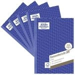 Avery Zweckform 305-5 Kassenbericht (A5, 50 Blatt, mikroperforiert, retrograde