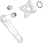 Sram Xx Sl/xx/Bosch E-Bike Crank Protector 2 Units One Size