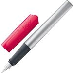 Lamy nexx crimson F&uuml;ller mit polierter Stahlfeder in Strichbreite M