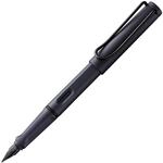 Lamy safari steel black F&uuml;ller mit polierter Stahlfeder in Strichbreite M