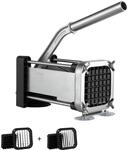 VEVOR Pommes-Frites-Schneider Kartoffelschneider mit 1/2-Zoll- und 3/8-Zoll-Klingen