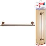 tesa Moon Bronze Doppel-Handtuchstange in geb&uuml;rsteter Bronze - Selbstklebender