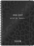 Sch&uuml;lerkalender 2026/2027 "BLACK" | A5, Papier: 2 Seiten = 1 Woche ;...