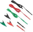 Fluke TL1550B 3 Piece Test Lead Set with Alligator Clips, 5000V DC Voltage, 20A
