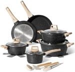 JUST PERFECTO Topfset Induktion - Pfannenset mit deckel - Pfanne 24cm, Bratpfanne 28