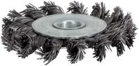 KS Tools 340.0047 Rostfreie Stahldrahtrundb&uuml;rste 0,5mm, &Oslash; 125mm