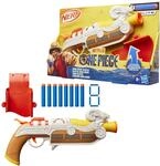 Nerf Netflix One Piece Flying Lamb Blaster, ansteckbares Holster, 8 Nerf Elite Darts,