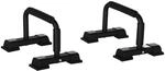 HOMCOM Dip Barren 2er Set Dip Station bis 120 kg belastbar f&uuml;r Zuhause | Dip...