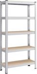 SONGMICS Schwerlastregal, 30 x 75 x 150 cm, bis 650 kg belastbar | Kellerregal,