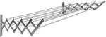 Sauvic 90860 - W&auml;schest&auml;nder, ausziehbarer, aus Edelstahl, mit 10 Aluminium St&auml;be,