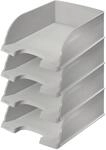 Leitz Briefkorb A4 Jumbo, 4er Pack, Briefablage mit extra gro&szlig;em...