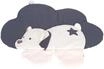 Sterntaler Baby Unisex Krabbeldecke Wolkenform Eisb&auml;r Elia - Schlafteppich,