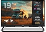 Cello CTRAV-19TZ 19 Zoll Smart-TV, 12 V/230 V, Tizen OS von Samsung, Gaming Hub,