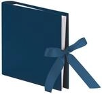 R&ouml;ssler - Fotoalbum Ringbuch mit Schleife 290 x 290 mm Navy
