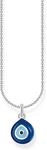 THOMAS SABO Kette mit blauem Nazar-Auge-Anh&auml;nger Silber 925 Sterlingsilber,
