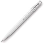 Caran d'Ache Kugelschreiber 849 POPLINE Wei&szlig; mit Etui, 1 st&uuml;ck (1er Pack)