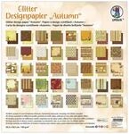 Ursus 71890099 - Glitter Design-Papier "Autumn", Mix mit 40 Blatt beidseitig