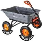 VEVOR Gartenwagen 680 kg, Transportwagen mit Kippfunktion, Handwagen mit