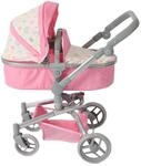 Bayer Chic 2000 Puppenwagen Yolo | 2in1 Schwenkschieber Kombi Regenbogen