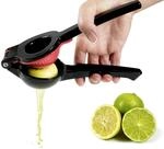 TOM FOX SQUEEZY - Limetten- und Zitronenpresse aus Alu Guss mit Gr&ouml;&szlig;enadapter...