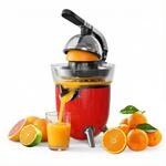 Woox 100W Elektrische Zitruspresse mit Profi-Hebelarm, Leise Orangenpresse mit 2