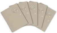 Oxford Origins Notizbuch mit doppelter Spiralbindung, liniert, A4+, 140 Seiten,...