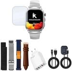 Knauermann - PRO 4 Ultra - Premiumpaket, Silber mit Anruf & SOS Funktion -