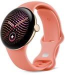 Google Pixel Watch 5 (41 mm), Smartwatch, Champagne Case/Canyon Band, Wi-Fi
