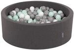 KiddyMoon B&auml;llebad 90X30cm/200 B&auml;lle &empty; 7Cm B&auml;llepool Mit Bunten B&auml;llen F&uuml;r