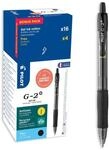 PILOT - 20er G2 Plus - Gel-Tintenroller mit Druckmechanismus und Nachf&uuml;llbar -