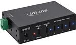 InLine USB-C Industrie-Hub 4-Port, USB 3.2 Gen.1, 5 Gb/s, mit Netzteil