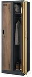 Jan Nowak Umkleideschrank Metall, 2 Abteile, abschlie&szlig;bar, 180 x 60 x 50 cm |...