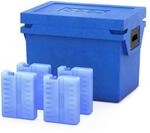 QOOL K&uuml;hlbox M | 27L | Made in Germany | blau | Hightech K&uuml;hlbox ohne Strom | Bis