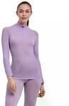 FALKE Damen Wool-Tech High Zip Neck Funktionsshirt Langarm atmungsaktiv