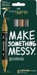 FABER-CASTELL - Multimark Acrylic Marker Set Metallic, 4 Farben | 4 Acrylmarker...