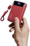 INIU 20000mAh Power Bank, Klein 22.5W Schnellladung Externe Handyakkus | Angebrachtem