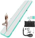 VEVOR Aufblasbare Gymnastikmatte Turnmatte 3/4/5/6 M, Air Matte mit Elektrischer