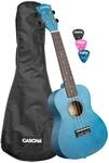 Concert Ukulele Linden Blue (incl. Bag, 3 Picks)