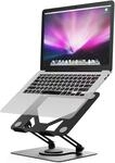 GRIFEMA Laptop St&auml;nder H&ouml;henverstellbar, Faltbarer Laptop Stand, bis 5 kg | 360&deg;