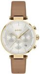 BOSS Multi Zifferblatt Quarz Uhr f&uuml;r Damen Kollektion Majesty Sport mit...